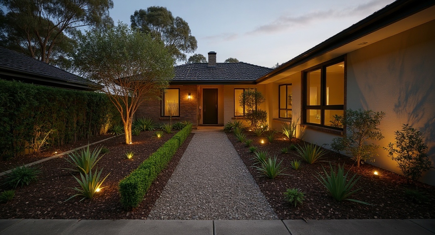 Front yard redesigned with native planting