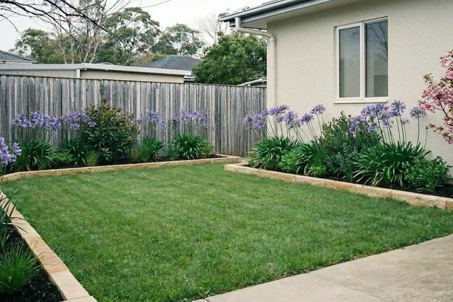 A neat, maintained garden